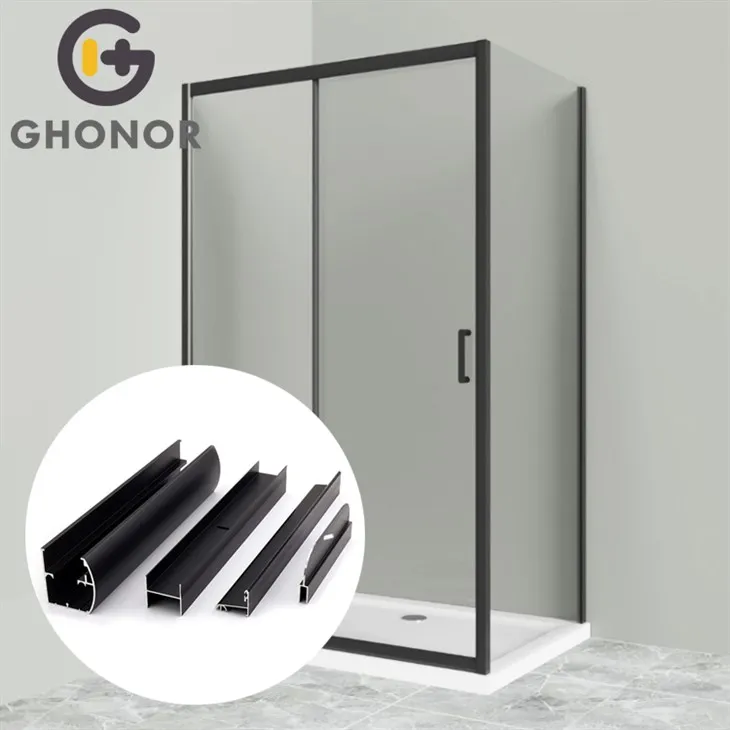 Alumínium zuhanyajtó profil